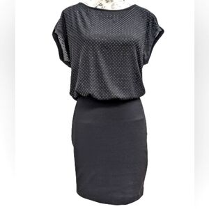 Dynamite women's black studded mini dress size XS